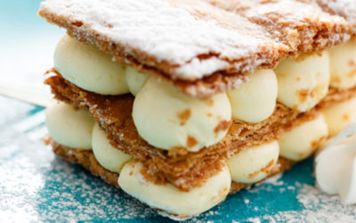 Mille Feuille with lemon and thyme