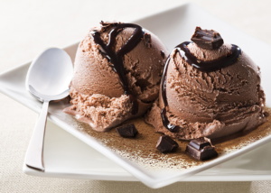 Chocolate Ice cream with coffee