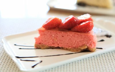 Bavaroise with Strawberry Cheesecake