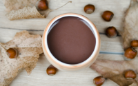 Hot Chocolate Drink witrh Hazelnuts and Nutmeg